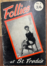 Vintage spanking glamour magazine Follies at St Fredas Volume 1