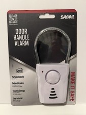 Sabre Home Series Door Handle Alarm, Battery Operated NEW