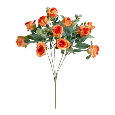 Wedding Centerpiece Faux Rose Bouquet Wedding Decor Silk And Plastic Material