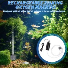 Silent USB Aquarium Air Pump Kit Mini Fish Tank Oxygen Aerator with Air Stone