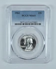 1962 Washington Quarter MS65 PCGS Blue Label *4940