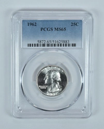 1962 Washington Quarter MS65 PCGS Blue Label *4940