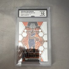 Panini 2022-23 Mosaic Devin Booker #30 Phoenix Suns Basketball CSG 10 GEM MINT