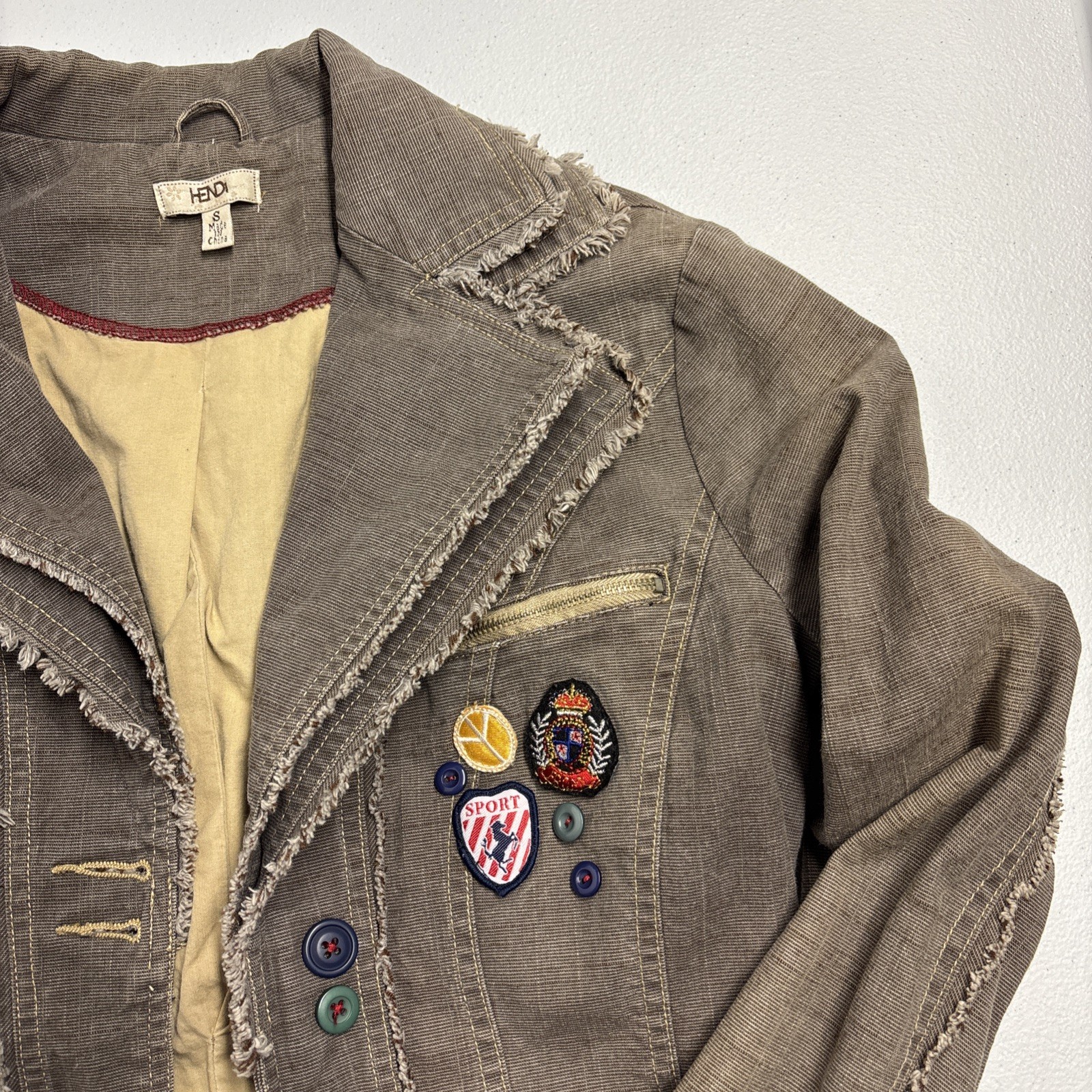 Hendi Jacket Medium Gray Size Small Perfect Condi… - image 3