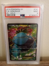 Pokemon Venusaur EX 141/146 XY Base Set Full Art Holo - PSA 9 MINT! on eBay
