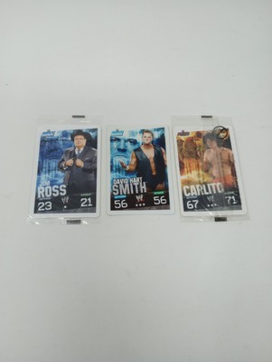 Sabritas Topps WWE Smackdown Raw Slam Attax Evolution Trading Card Lot of (3) 