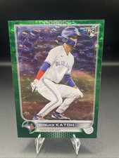 2022 Topps Update Gosuke Katoh */499 Green Foil Toronto Blue Jays US41