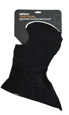 Seamless Tactical Balaclava Black   Comfortable Breathable Head  Face Cover