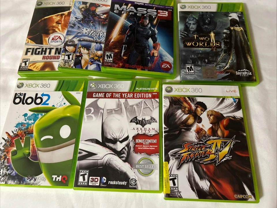 Комплект игр для Xbox 360–7. Fight Night Street Fighter, Mass Effect, Batman и многое другое - Изображение 2 из 4