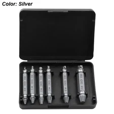 HSS Screw Extractor Set for Stripped and Broken Screws - Quick Removal Kit