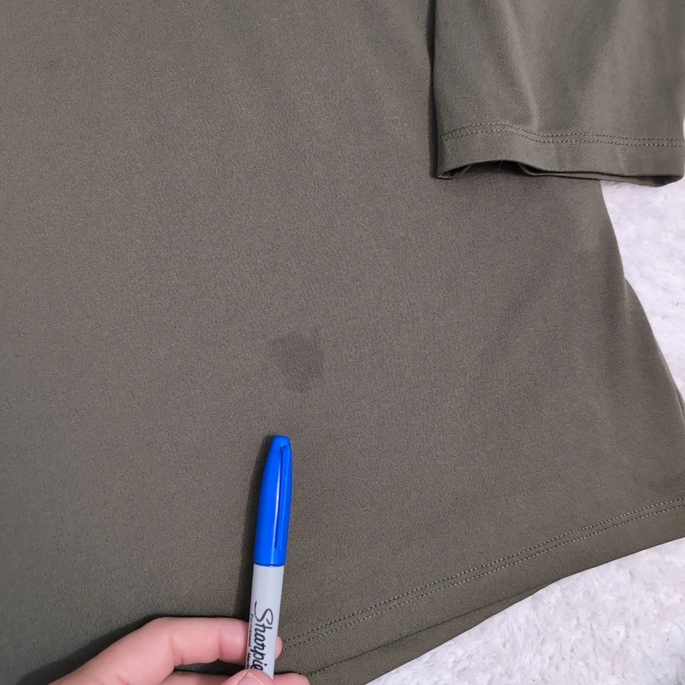 Pullover ligero Under Armour Tech 1/4 cremallera para hombre 3XLT alto verde militar Foto 4 de 4