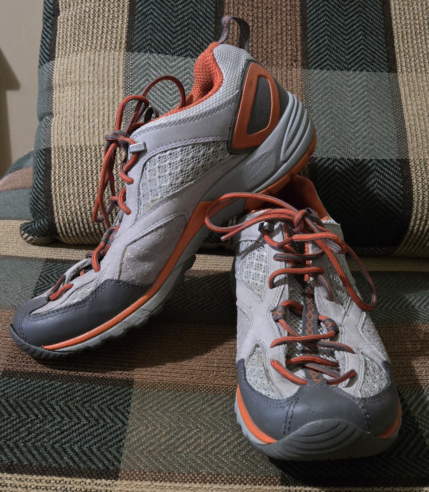 Merrell Scarpe Donna Avian Light Ventilatore Taglia 9 Beige Arancione Escursionismo J89466