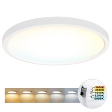 15.8 Inch LED Flush Mount Ceiling Light, 36W, 3600LM, 3000K/3500K/4000K/5200K...