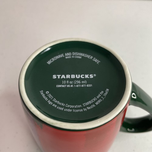 STARBUCKS 2021 CERAMIC 10 OZ COFFEE MUG CUP MERMAID LOGO - Picture 7 of 8