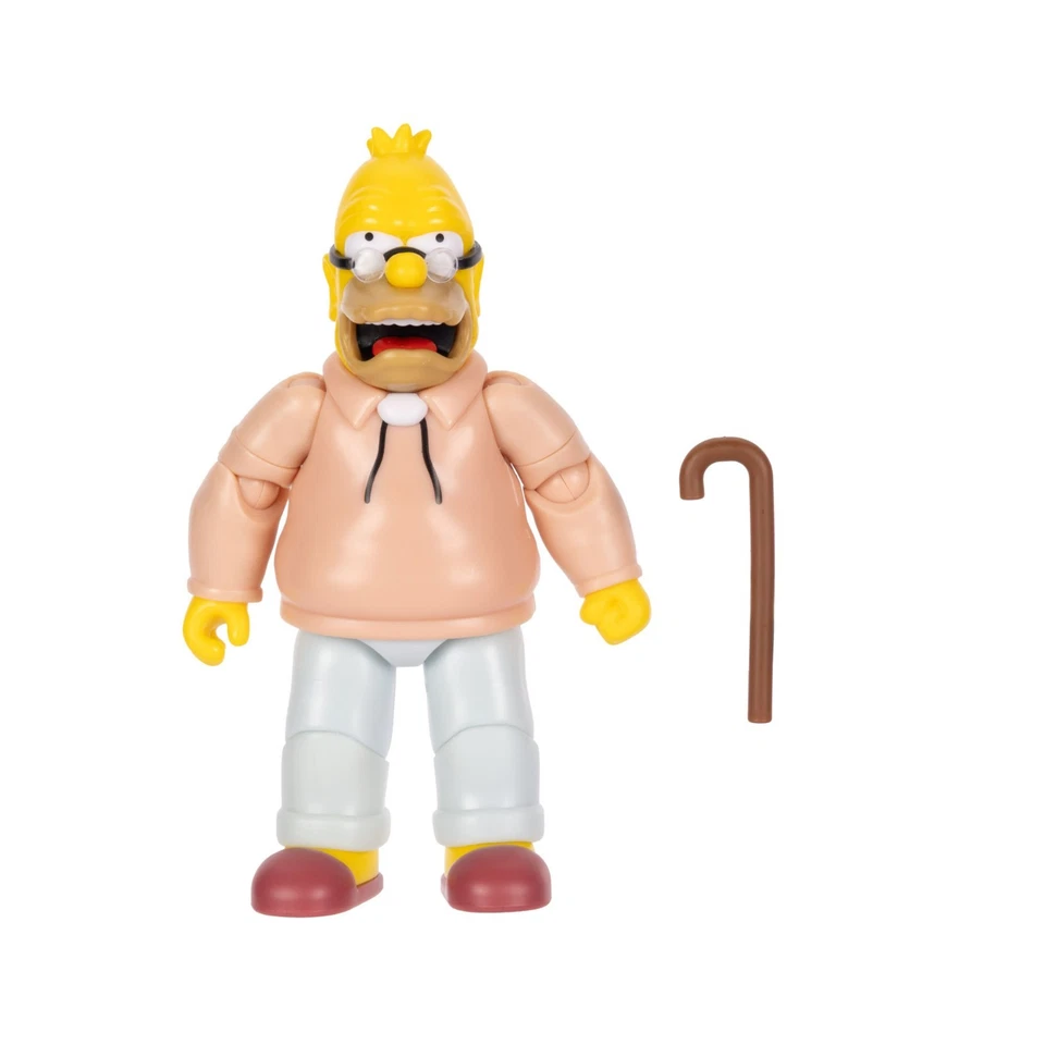 Figura Articulada Abuelo Simpson Los Simpson Jakks Pacific 5" Onda 5 Foto 4 de 4
