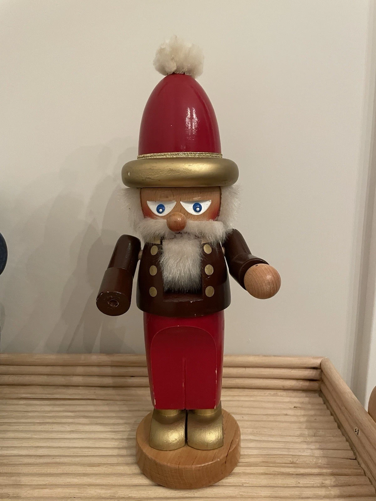 Steinbach Chubby Gold Nico Nutcracker 13" Tall German