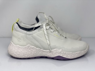 ECCO Biom H5 Hybrid Golf Shoes Waterproof Leather Limestone EU 39, US 8-8.5
