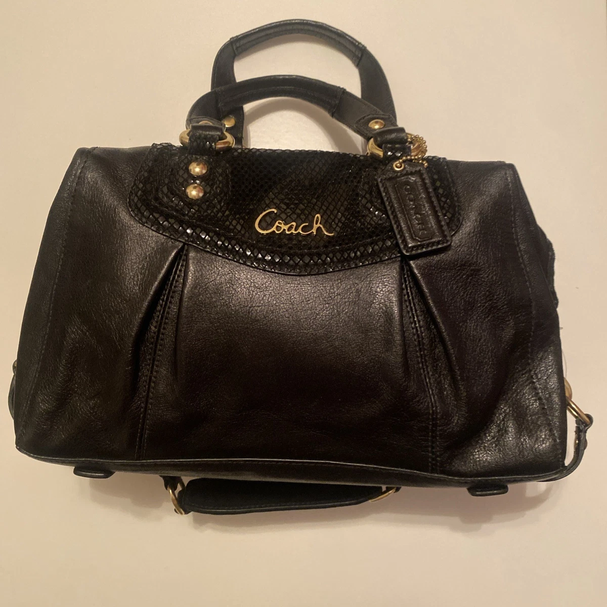 Coach Ashley Satchel/Top Handle Bag Black Bags & Handbags for