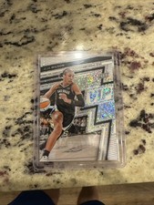 2025 Panini National VIP Prizm A’Ja Wilson White Sparkle SSP #6 Las Vegas Aces