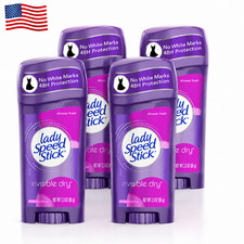 Lady Speed Stick Shower Fresh Invisible Dry Antiperspirant Deodorant 2.3oz 4Pack