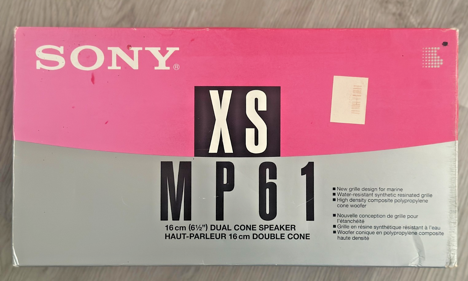 Set of Two Sony Marine XS Mp61 Dual Cone Speakers 80w