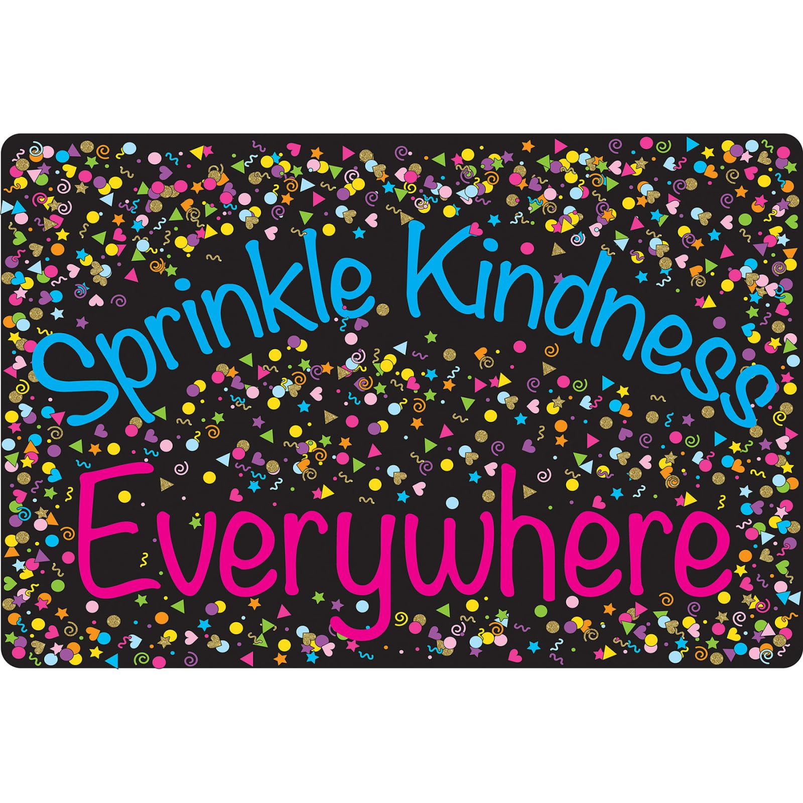 Welcome Mat with Slip Resistant Backing, 15.5