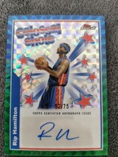 Rip Hamilton Colossal Shots Auto /75 2024-25 Topps Finest Basketball