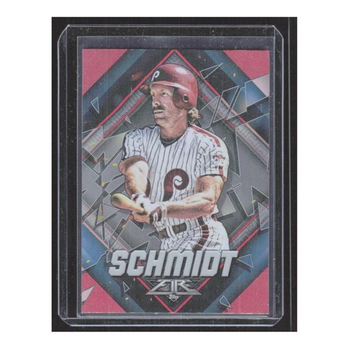 2022 Topps Fire Mike Schmidt Phillies #115