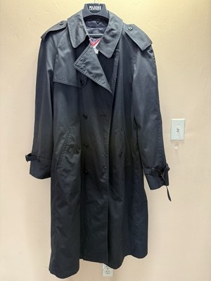 Men s 42 Long - Mackintosh Double Breasted Trench Coat With Removable Liner