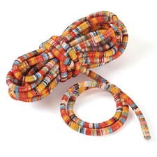 5.47 Yards Ethnic Style Cloth Cords Colorful Bohemian Round Braided Thread St...