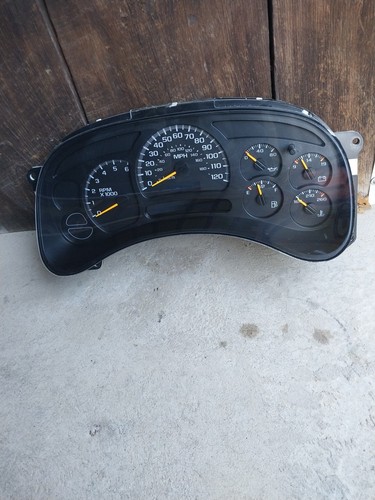 1999-2002) CHEVY SILVERADO GMC SIERRA TAHOE GAUGE CLUSTER SPEEDOMETER