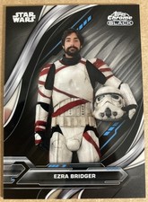 2024 TOPPS STAR WARS CHROME BLACK EZRA BRIDGER 9 BASE CARD
