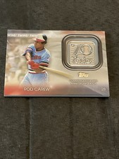 2021 Topps - Topps  Manufactured Logo Patches Series 2 Rod Carew #T70P-RCA