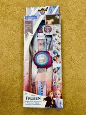 Lexibook Frozen Children's Digital Projection Watch with 20 Images Box worn