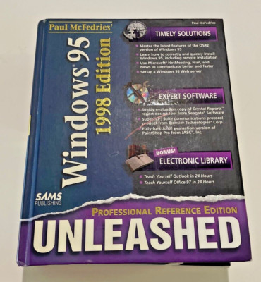Paul McFedries' Windows 95 Unleashed Professional Reference W/CD 1998 Edition