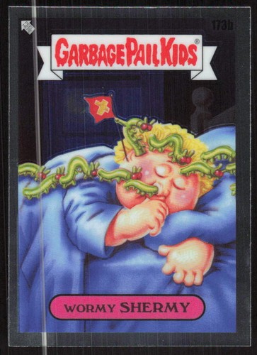 Garbage Pail Kids Chrome Series 5 #173b Wormy Shermy NM - 第 1/2 張圖片