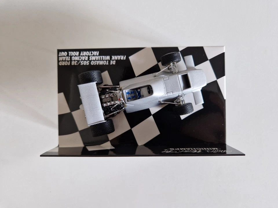 Minichamps 1/43 De Tomaso 505/38 Frank Williams - Factory Roll Out - 400700099 - Immagine 3 di 4
