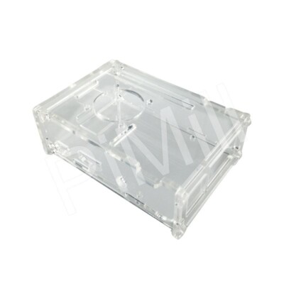 Clear Acrylic Case Enclosure Box with Cooling Fan for Raspberry Pi 3 US Stock