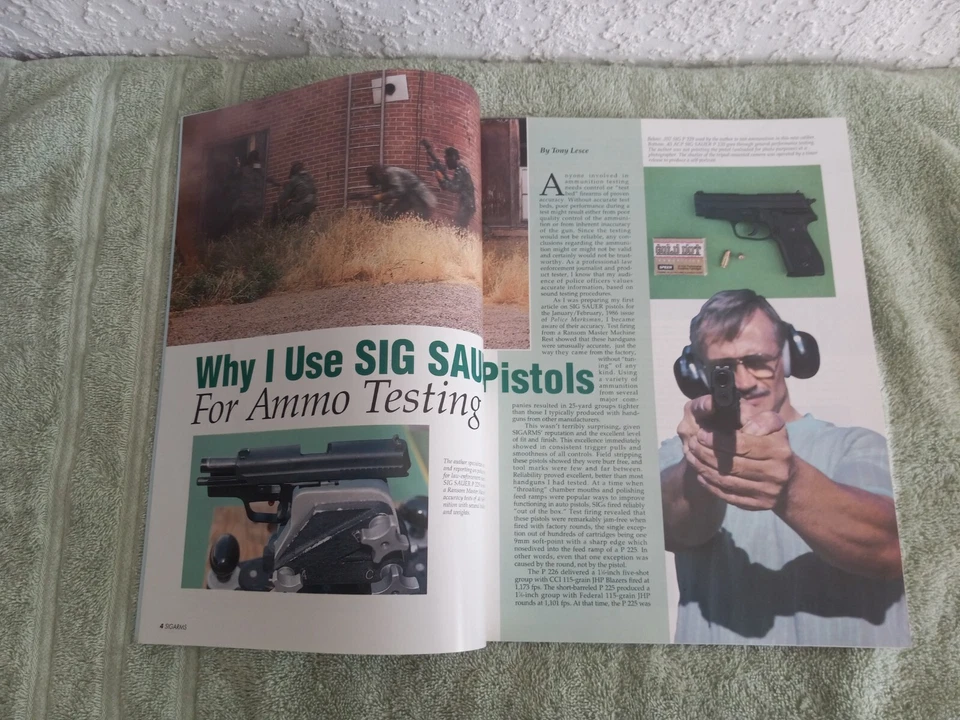 Vintage SIGARMS Quarterly Magazine Vol.7 Fall 1995 NEW Condition - Image 3 of 4