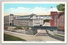 Postcard American Thread Co. Willimantic Connecticut