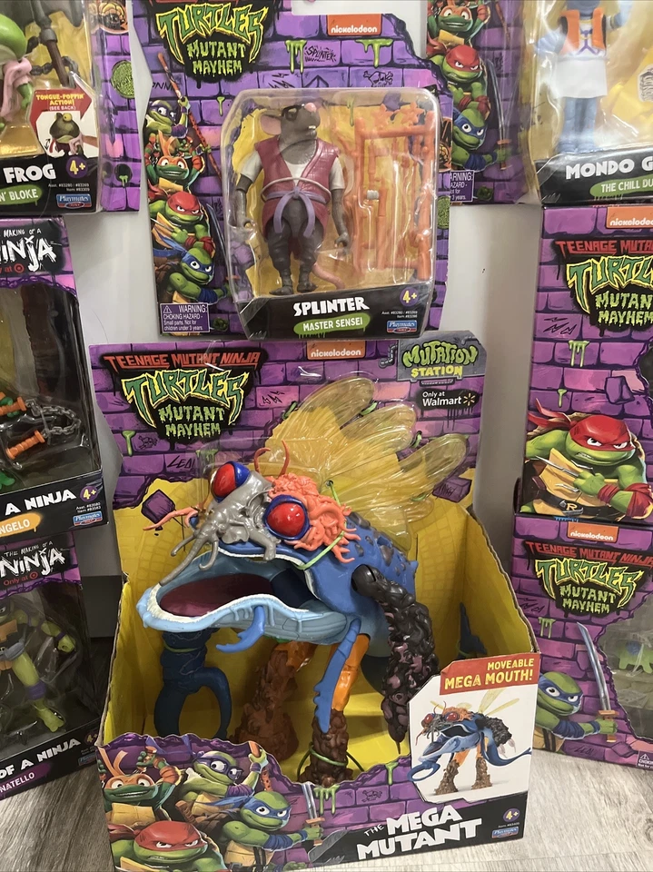 大量 忍者神龟 Mutant Mayhem 可动人偶 10 件装 全新!! — 第 4/4 张图片