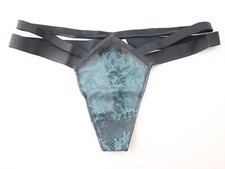 NEW Victoria's Secret VTG 2014 Strappy Lace Thong V-String Panties SMALL