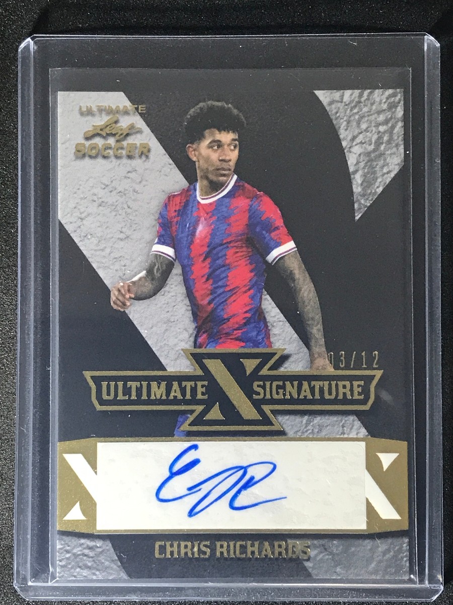 2022 Leaf Ultimate Soccer Auto Signatures Gold Chris