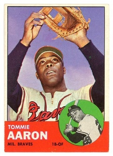 1963 Topps #46 Tommie Aaron Excellent - Raw - Bild 1 von 2