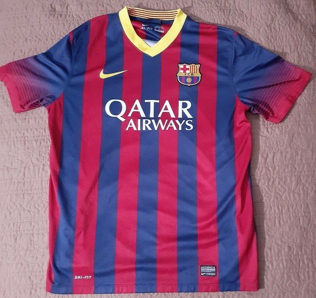 Nike FC Barcelona 2013/2014 Home Soccer Kit Jersey La Liga #9 Alexis Sanchez L | eBay