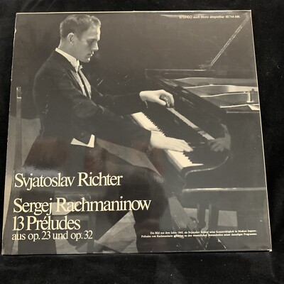 RACHMANINOFF 13 Preludes - SVIATOSLAV RICHTER - EURODISC ST LP