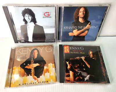 Kenny G CD Lot Duotones Songbird Faith Holiday Moment 80s Hit Pop Smooth Jazz