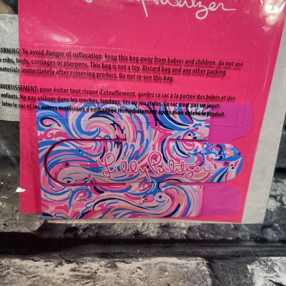 Funda para Tarjeta Teléfono Lilly Pulitzer Rosa Caliente Raz Berry Flamingoals GWP #005980 Nueva Foto 3 de 3