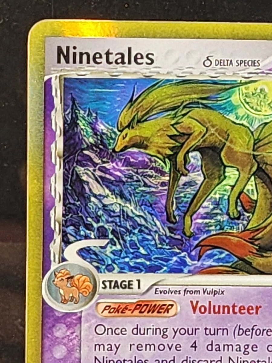 Pokmon TCG Ninetales (Delta Species) EX Dragon Frontiers 8/101