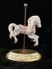 House of Lloyd 1990 Miniature Carousel Horse Vintage Yule Christmas Decor 5-1/4"